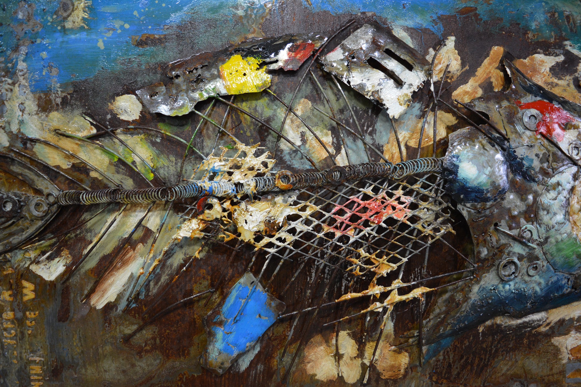 Metallbild, Fisch - 120cm x 80cm